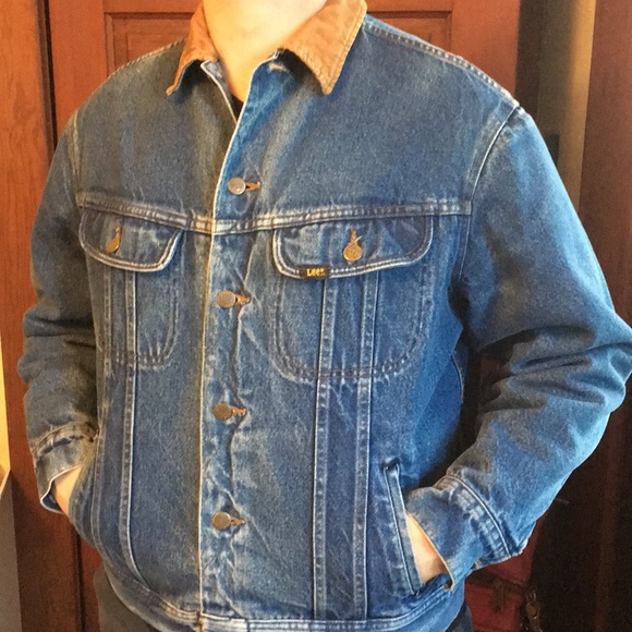 lee blanket lined denim jacket